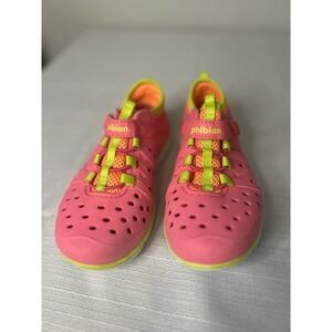 Stride‎ Rite Made 2 Play Phibian Sneakers Water Shoes 12 Pink EUC